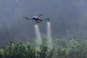 National Apple Industry Technology System Qingdao Comprehensive Test Station Drone Plant Protection Flight Defense Test
